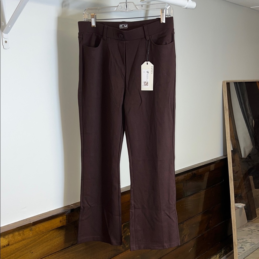 NWT Tapata Dark Brown‎ Flared Pants- MP